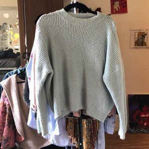 Cozy light blue sweater